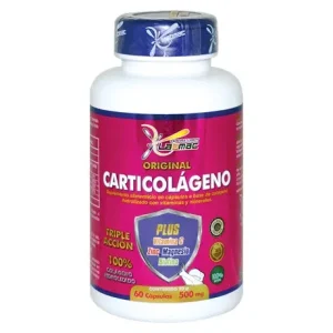 Articolágeno de Labmac es un suplemento que combina colágeno hidrolizado, estearato de magnesio, citrato de magnesio, gelatina, ácido ascórbico, sulfato de zinc y biotina para ofrecer múltiples beneficios. Contribuye a mejorar la elasticidad de la piel, reducir arrugas y líneas finas, fortalecer el cabello y las uñas, y fortalecer el sistema inmunológico.