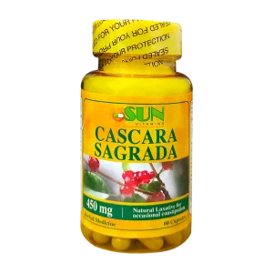 cáscara sagrada, estreñimiento ocasional, Sun Vitamins, suplemento digestivo