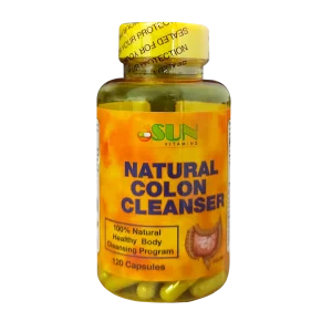 Colon Cleanser de Sun Vitamins, cápsulas, tratamiento estreñimiento, salud digestiva, Cascara sagrada, psyllium, fibra de avena, jengibre