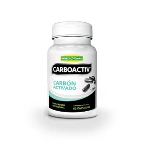 carboactiv, cápsulas digestivas, reducción de gases intestinales, carbón activado, extracto de anís, Natures Garden