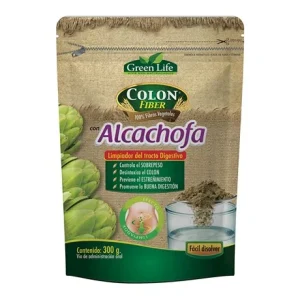 Colon Fiber Alcachofa Polvo, Green Life, tratamiento de la obesidad, limpieza del tracto digestivo, digestión gastrointestinal, desintoxicación del colon, estreñimiento ocasional