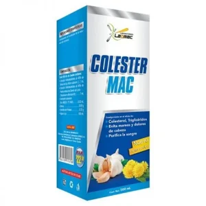 colestermac, anticolesterol, jarabe, Labmac, ajo, diente de león, colesterol