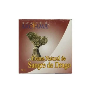 Crema Natural de Sangre de Drago 50gr Aromma, hidratante, limpiadora, protectora, nutritiva para la piel, extracto de papaya, extracto de aloe vera, manteca de karité, cuidado de la piel, masaje circular, ingredientes naturales.