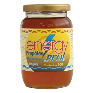 Energy Prol Jalea 300g La Melífera, suplemento respiratorio, propóleo, miel de abeja, jengibre, tos, gripe, resfriados, sinusitis, gastritis, antidiarreico, analgésico, antiinflamatorio